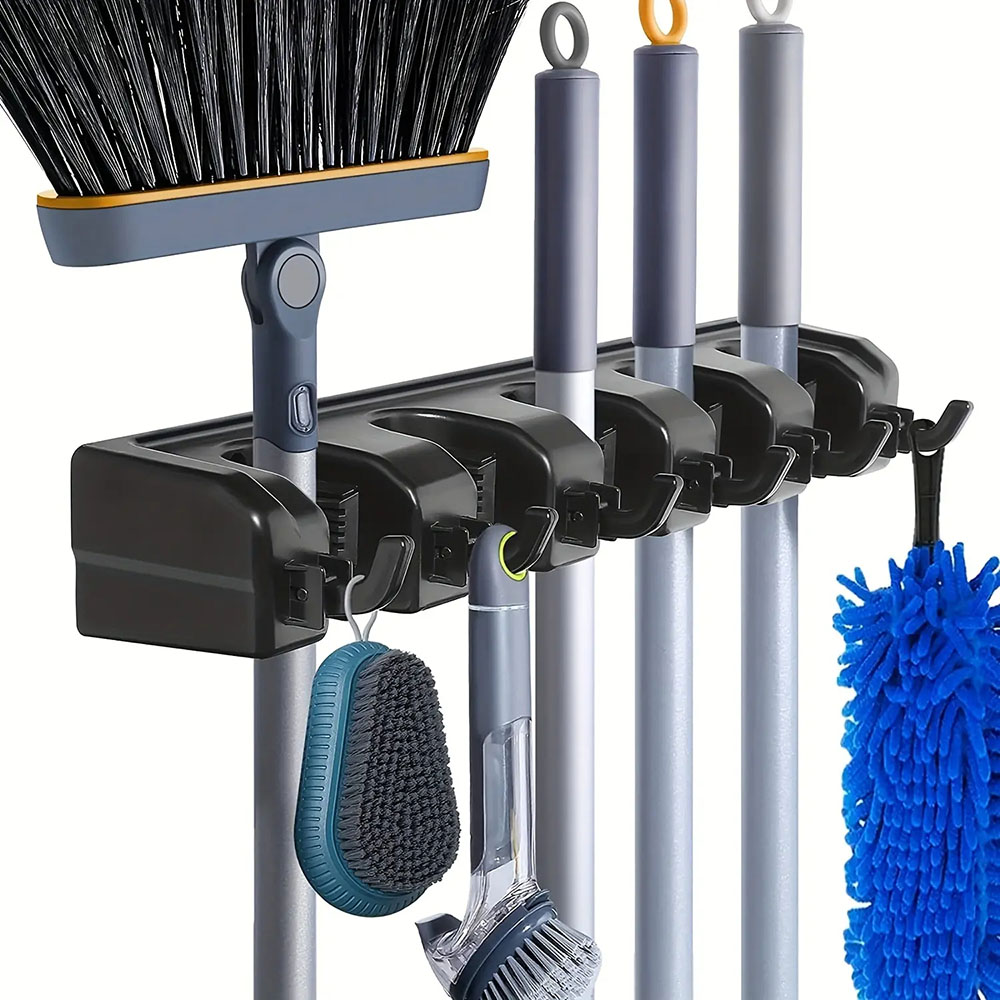 Wall Anchor Plastic - Настенный держатель для швабры, 3/4/5 позиций,