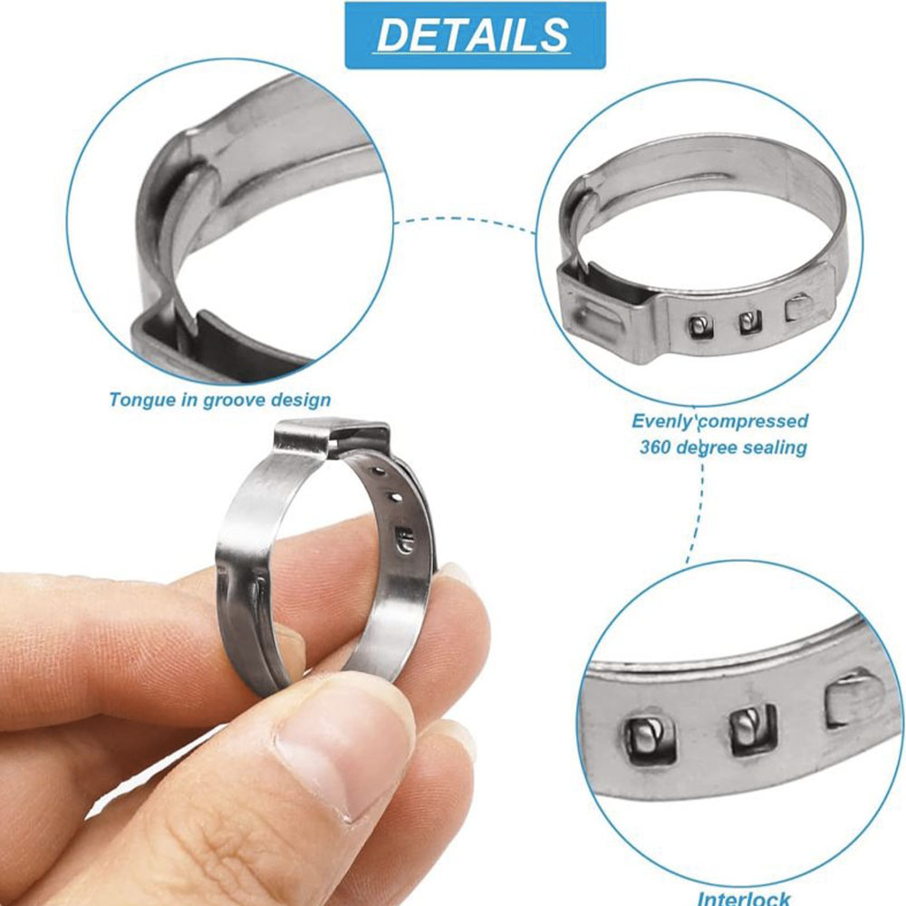 Набор из 170 шт. одинарных хом – обзор и цена Hose Clamp Assorted