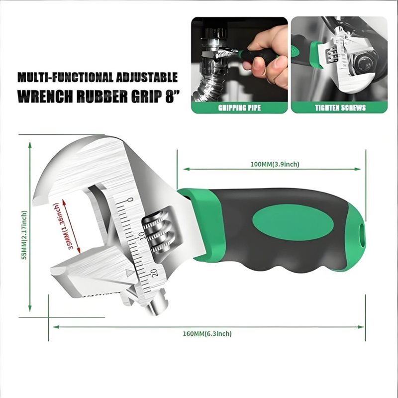 Регулируемый разводной ключ TF – обзор и цена Pipe Wrench Adjustable