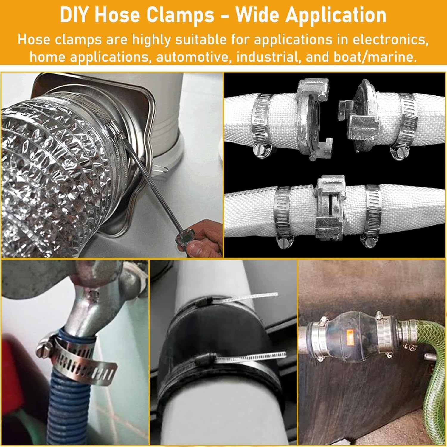 Хомуты для шлангов из нержавею – обзор и цена Hose Clamp Assorted