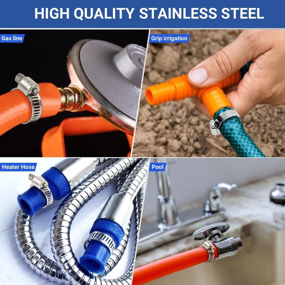 Набор из 82 хомутов для шланго – обзор и цена Hose Clamp Assorted