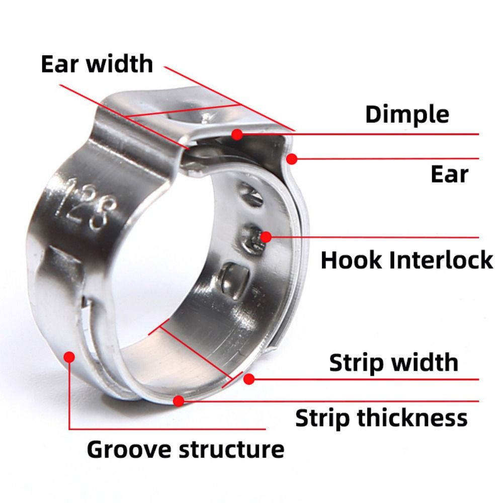 10 шт., 5,3-31 мм, хомут для ш – обзор и цена Hose Clamp Assorted