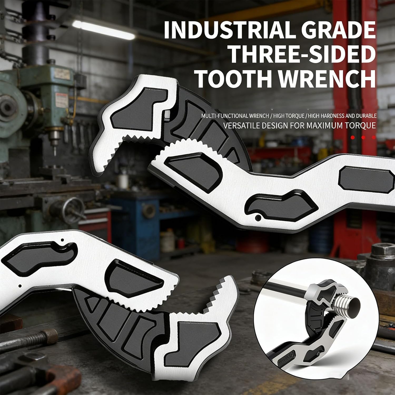 Саморегулирующийся трубный клю – обзор и цена Pipe Wrench Adjustable